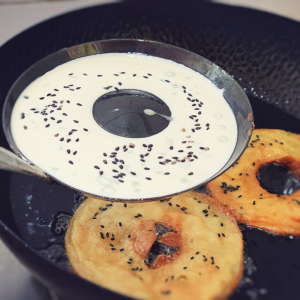 Wuhan Authentic Fried Sweet Potato Cake Chinese Doughnut Hunan Scallion Oil Cake Deep-Fried Dough Cake Mould Haimai Shrimp Cake Lamp Cake Ladle Spoon