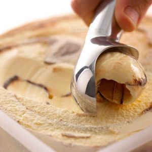 Häagen-Dazs Self-Fusing Ice Cream Spoon Hard Ice Cream Scoop Fruit Scooper Watermelon Ball Maker Metal Utensil Chinese Style