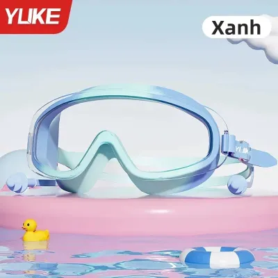Yuke | Kính Bơi Chống Sương Mù Khung Lớn cho Trẻ Em và Thiếu Niên