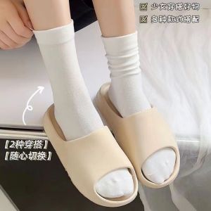 Tất Nữ Cổ Cao Chất Liệu Cotton Mềm Mại Thoáng Mát Cao Cấp Phong Cách Nhật Bản