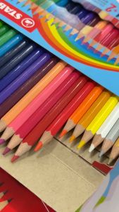 12 pcs COLOUR PENCILS/PENSIL WARNA/ASTAR/Tri Colour 12 Faber Castell/Staedtler/CP103 CP104 / 彩色铅笔