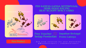 PER PIR KAMPAS GANDA SENTRIFUGAL RACING HOGO MATIC HONDA BEAT SCOOPY SPACY VARIO DLL KOPLING