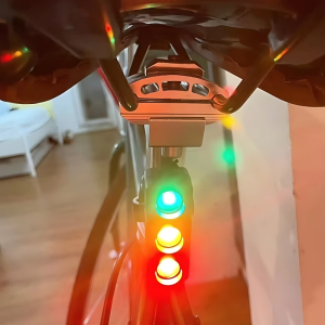 Night Riding Bicycle Light Childrens Mountain Flashing Red And Green Tail Light Atmosphere Accessories for Cycling Equipment