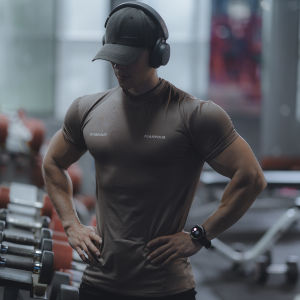 JIANSHENSHIJIAJIANSHEN | Casual Breathable Mens Short Sleeve T-Shirt