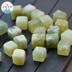 Pure Natural Unoptimized Crystal Sugar DIY Handmade Jewelry Accessories Square Beads Jadeite Blocks Loose Beads Fashion Accessories