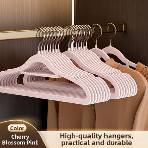 MANJIELI | Shoulder Protection Anti-slip Space-saving Flocked Hangers
