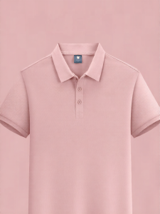 NAILUNKA | Custom Logo Cotton Pink Polo Shirt
