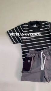 JEJEKIDSWEAR - Setelan Anak Oversize Milko HITAM MILKO CREAM MILKO NAVY by kidsmate