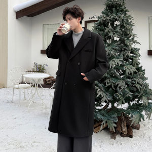 OUMULONG | Burdock Brown Winter Mid-Length Thickened Coat