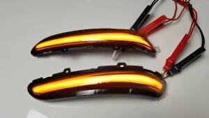 2Pcs For Peugeot 208 2008 2012 2013 2014 2015 2016 2017 2018 2019 2020 Citroen C3 Dynamic LED Side Mirror Blinker Flowing Light