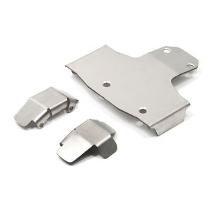 Stainless Steel Skid Plate Chassis Armor Guard for YIKONG YK4061 RC Car Upgrade Part Accessory Protection