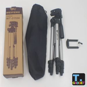 Tripod 1m Meter 1/4\" Inch Aluminium 4 Section LI1 Laser Stand WT-3110A