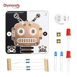 Robot LED Electronics Beginner Learning Welding Fun DIY Kit LED Light Emitting Tube Module For Beginners Students