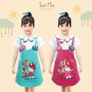 TWO MIX Baju Anak Perempuan - Dres Anak Perempuan Lucu 1-8 Tahun 4207