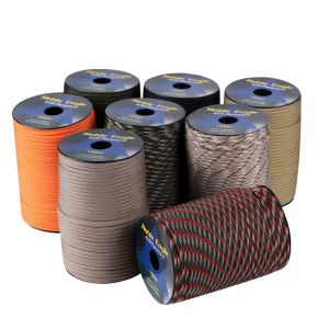 9 Strand 4mm Military Paracord 650 LB Outdoor Survival Tactical Parachute Cord 50m/100m for Camping Weaving Rope