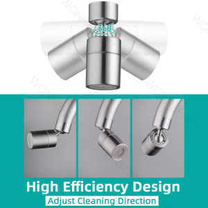 Universal faucet Universal outlet first two stops anti-splash nozzle bubbler expander filter connector water nozzle