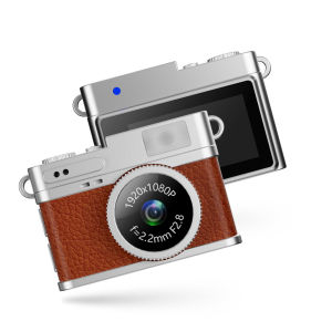 1080P Digital Camera Retro CCD Mini Cam with Screen Indoor Outdoor Sports Portable Vintage Very Small Camcorder Video Recorder