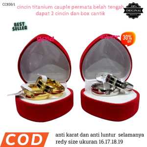 Cincin Tunangan Couple Emas & Titanium Anti Karat: Model Terbaru untuk Pria dan Wanita
