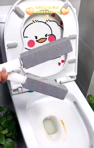 1/3/5pcs Water Toilet Bowl Natural Pumice Stone Cleaner Brush Wand Cleaning Bathroom Cleaning Brush with Long Brush Wand