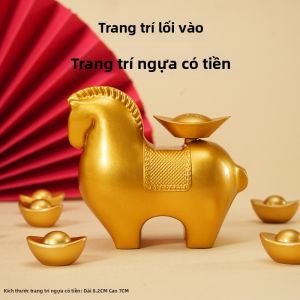 BINYUE | Phụ Kiện Trang Sức Ngựa Phong Thủy Hút Tài Lộc Bằng Đồng Quà Tặng Cao Cấp