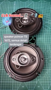 PROMO TERBARU 2 PCS TaffSTUDIO Pcinener Speaker 6 Inch Pintu Mobil Subwoofer Car HiFi 500 W - TS1672