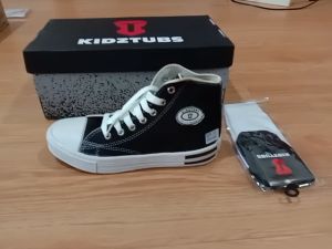 KIDZTUBS Sepatu Sekolah Anak Laki-Laki & Perempuan Size 31-40