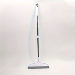 Magic broom with detachable head and double-sided silicone scraper