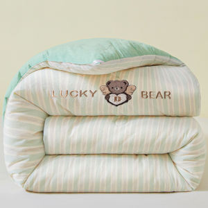 Thickened Pure Cotton Soybean Fiber Quilt Durable Bedding for Student Dormitory Four Seasons Universal Warmth Insulation