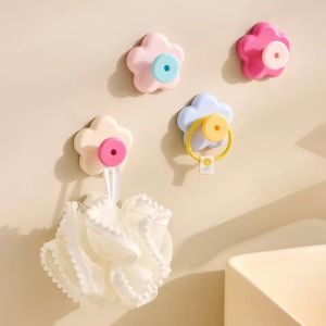 Rotating Colorful Cute Suction Cup Hook No-Drill Behind The Door Hanging Hook Bathroom Wall Strong Load-Bearing No-Trace Hook