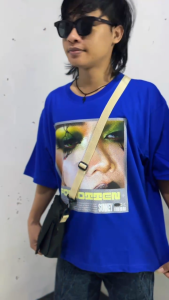 SUNKEY.CO Boxy Fit Tee FORGOTTEN Baju Kaos Distro Pria Wanita Oversize Cotton Combad 30S