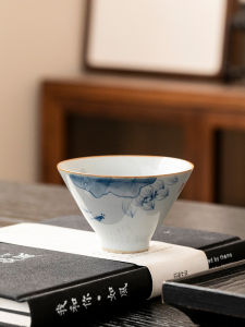 Cốc Trà Gốm Sứ Trung Quốc Vẽ Tay Cao Cấp Cốc Trà Đơn Người Lớn Dùng Tại Nhà Cốc Trà Gongfu Nhỏ Dành Cho Nữ