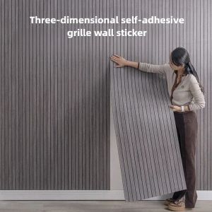 Self-Adhesive Lattice Wall Panels-3D Wall Stickers for Bedroom Tv Background Wall Decor Peel and Stick Wallpaper Home Decor