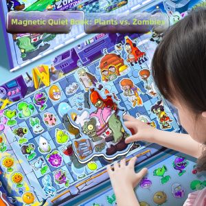 XIONGBUFAN | Educational Toy Plants vs Zombies Quiet Book