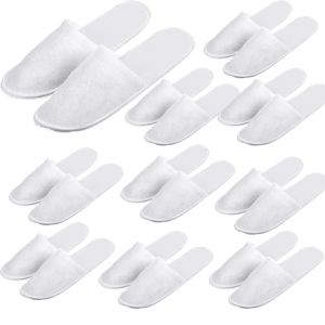 10/20PairsDisposable Slippers Cotton of Closed-to Bathroom Slippers Suitable Suitable Home Guest Hospitality Shoes Cheap SPA
