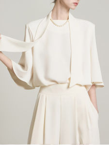 PIAOYA | Elegant Lightweight Short Sleeve Blouse for Summer