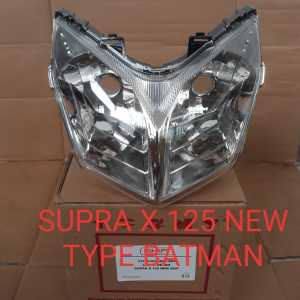 Reflektor plus mika lampu depan supra x 125 new batman 2007-2012