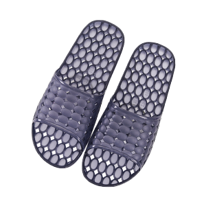 Summer Indoor Anti-Slip Lightweight Wear-Resistant Bathroom Bathing Couples Drainage Slippers Hollow out Flat Bottom Simple Style
