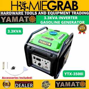 YAMATO 3.3KVA / 3300W INVERTER GASOLINE GENERATOR‼️YTX-3500i‼️
