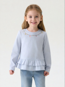 Marc&Janie | Bling Jewelry Chain Girl Cotton T-Shirt