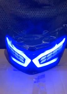 Lampu Stop Stoplamp LED Nmax Old 2016 - 2019 Model Lexus Senja Biru Putih Merah