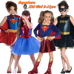 Wonder Woman Costume For Kids Girl Superhero Cloak Dress Set Children Super Girl Cosplay Dres Halloween Carnival Sci-fi Costume