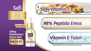 Safi Youth Gold Full Set Skin Care Signature Set Cleanser Serum Day Night Cream Bundle Set Golden C