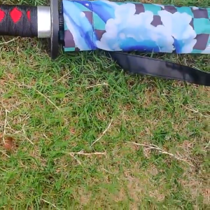 Anime Demon Slayer Katana Umbrella Kimetsu No Yaiba Giyuu Parasol Demon Slayer Tanjirou Shinobu Katana Sword Umbrellas Rain Gear