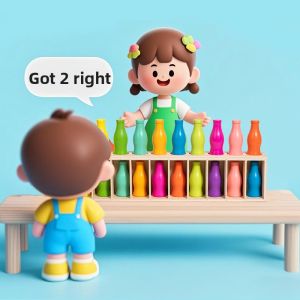 Memory and Logic Development Bottle Game Childrens Desktop Toy
