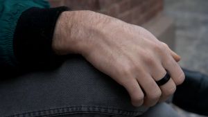 ZOESKY 4mm Black Titanium Rings Wedding Band in Matte for Men Women Fashion Rings Size 3-13