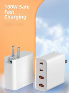 Super Fast Charge 100W GaN Charger Set Hong Kong Version Notebook National Standard European Standard Universal Plug for  13 plus Book