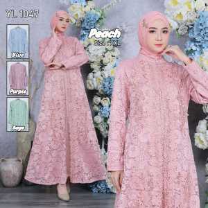 GAMIS YUL BRUKAT IMPOR PREMIUM COCOK UNTUK BUSANA PESTA