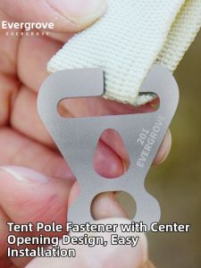 Slight Defect Camping Awning Pole Bracket 1 Set
