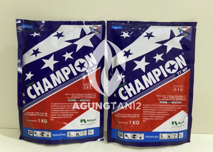 Fungisida champion 77wp 1kg | Lazada Indonesia