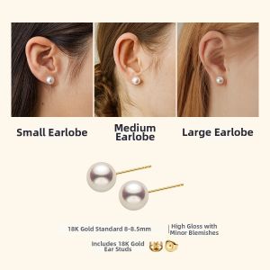 Helas | Glow Enhancing Akoya Sea Pearl Earrings 18K Gold